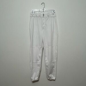 Wilson White Flex Full Length Joggers Baseball Pants Mens Size M Double Knees